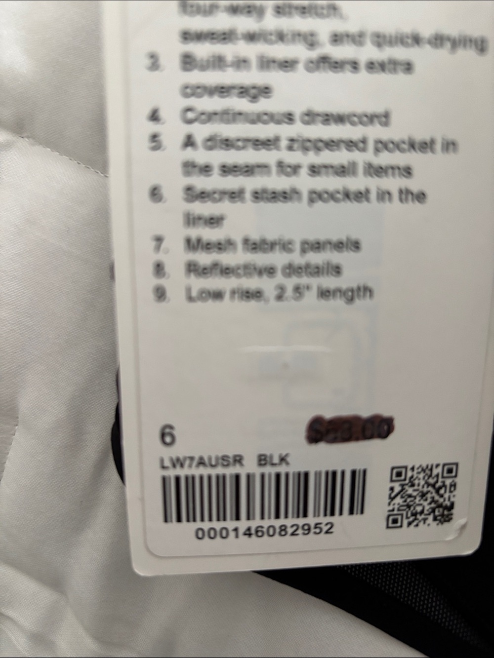 lululemon Black Women's Athletic Shorts - Lightweight Lined Running Shorts - Picture 3 of 4